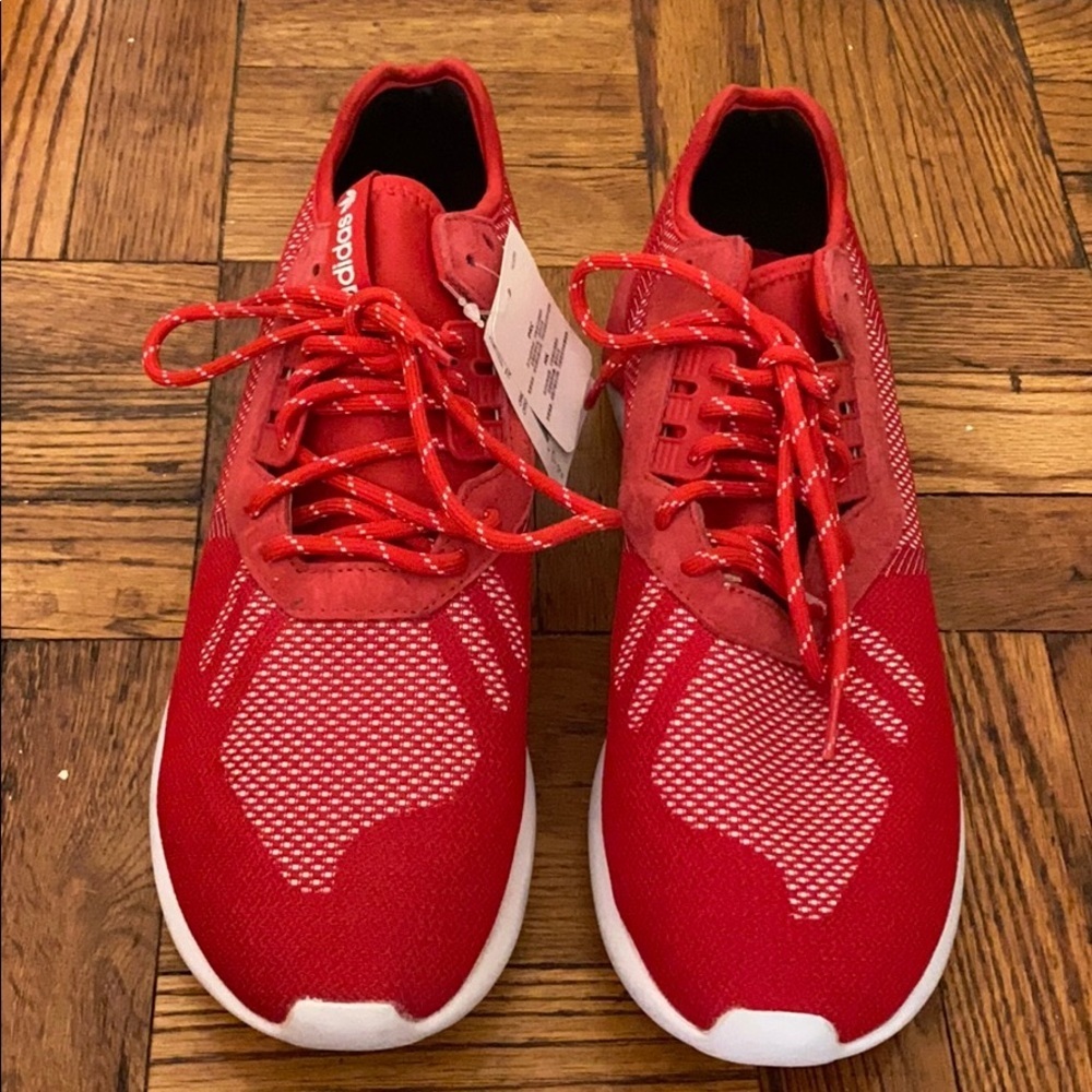 NWT adidas tubular dinner weave sneakers size:12